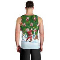 Funny Christmas Golf Shirt Mens Golf Men Tank Top Santa Golfer Christmas - Wonder Print Shop