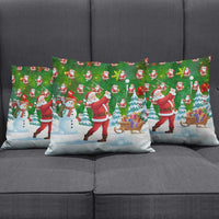 Funny Christmas Golf Shirt Mens Golf Pillow Cover Santa Golfer Christmas - Wonder Print Shop