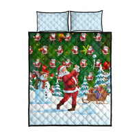 Funny Christmas Golf Shirt Mens Golf Quilt Bed Set Santa Golfer Christmas - Wonder Print Shop