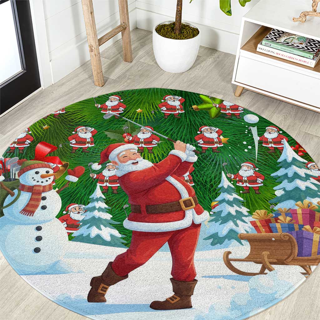 Funny Christmas Golf Shirt Mens Golf Round Carpet Santa Golfer Christmas - Wonder Print Shop