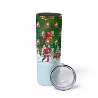 Funny Christmas Golf Shirt Mens Golf Skinny Tumbler Santa Golfer Christmas - Wonder Print Shop