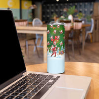 Funny Christmas Golf Shirt Mens Golf Skinny Tumbler Santa Golfer Christmas - Wonder Print Shop