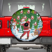 Funny Christmas Golf Shirt Mens Golf Spare Tire Cover Santa Golfer Christmas - Wonder Print Shop