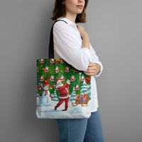 Funny Christmas Golf Shirt Mens Golf Tote Bag Santa Golfer Christmas - Wonder Print Shop