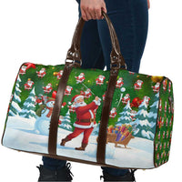 Funny Christmas Golf Shirt Mens Golf Travel Bag Santa Golfer Christmas - Wonder Print Shop