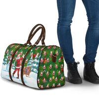 Funny Christmas Golf Shirt Mens Golf Travel Bag Santa Golfer Christmas - Wonder Print Shop