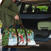 Funny Christmas Golf Shirt Mens Golf Travel Bag Santa Golfer Christmas - Wonder Print Shop