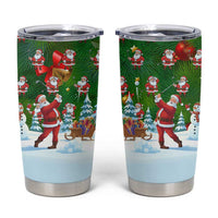 Funny Christmas Golf Shirt Mens Golf Tumbler Cup Santa Golfer Christmas - Wonder Print Shop