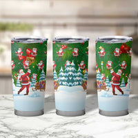 Funny Christmas Golf Shirt Mens Golf Tumbler Cup Santa Golfer Christmas - Wonder Print Shop
