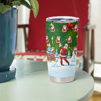 Funny Christmas Golf Shirt Mens Golf Tumbler Cup Santa Golfer Christmas - Wonder Print Shop