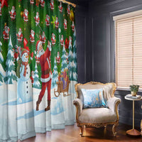 Funny Christmas Golf Shirt Mens Golf Window Curtain Santa Golfer Christmas - Wonder Print Shop