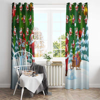 Funny Christmas Golf Shirt Mens Golf Window Curtain Santa Golfer Christmas - Wonder Print Shop