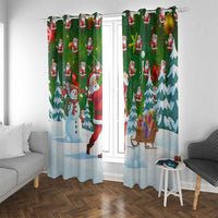 Funny Christmas Golf Shirt Mens Golf Window Curtain Santa Golfer Christmas - Wonder Print Shop