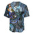 Kangaroo Aboriginal Pattern Dot Art Baseball Jersey - Wonder Print Shop