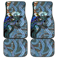 Kangaroo Aboriginal Pattern Dot Art Car Mats - Wonder Print Shop