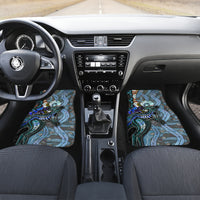 Kangaroo Aboriginal Pattern Dot Art Car Mats - Wonder Print Shop
