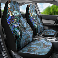 Kangaroo Aboriginal Pattern Dot Art Car Seat Cover - Wonder Print Shop