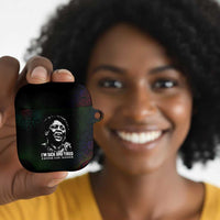 Fannie Lou Hamer AirPods Case Im Sick and Tired Quote Design Bold Portrait and Civil Rights Movement Tribute - Wonder Print Shop