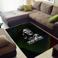 Fannie Lou Hamer Area Rug Im Sick and Tired Quote Design Bold Portrait and Civil Rights Movement Tribute - Wonder Print Shop