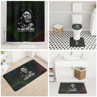 Fannie Lou Hamer Bathroom Set Im Sick and Tired Quote Design Bold Portrait and Civil Rights Movement Tribute - Wonder Print Shop