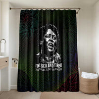 Fannie Lou Hamer Bathroom Set Im Sick and Tired Quote Design Bold Portrait and Civil Rights Movement Tribute - Wonder Print Shop