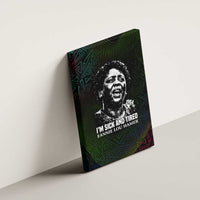 Fannie Lou Hamer Canvas Wall Art Im Sick and Tired Quote Design Bold Portrait and Civil Rights Movement Tribute - Wonder Print Shop
