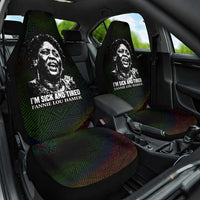 Fannie Lou Hamer Car Seat Cover Im Sick and Tired Quote Design Bold Portrait and Civil Rights Movement Tribute - Wonder Print Shop