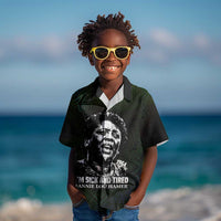 Fannie Lou Hamer Kid Hawaiian Shirt Im Sick and Tired Quote Design Bold Portrait and Civil Rights Movement Tribute - Wonder Print Shop