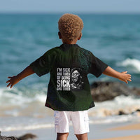 Fannie Lou Hamer Kid Hawaiian Shirt Im Sick and Tired Quote Design Bold Portrait and Civil Rights Movement Tribute - Wonder Print Shop