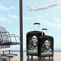 Fannie Lou Hamer Luggage Cover Im Sick and Tired Quote Design Bold Portrait and Civil Rights Movement Tribute - Wonder Print Shop