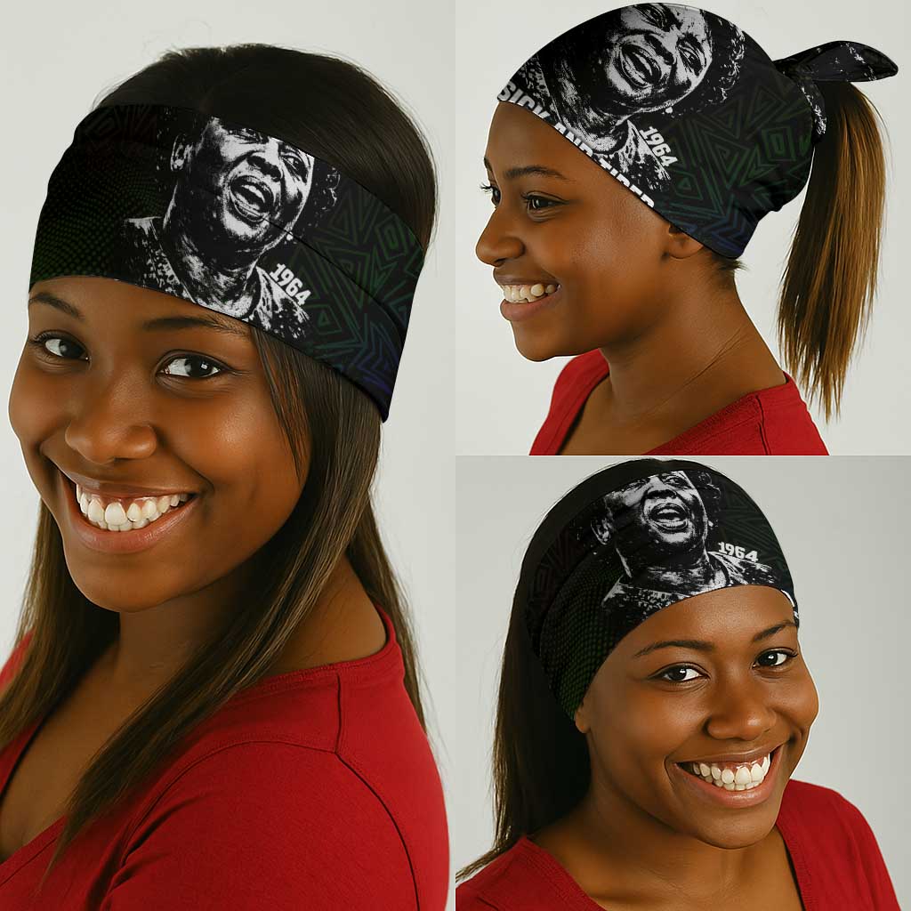 Fannie Lou Hamer Neck Gaiter Im Sick and Tired Quote Design Bold Portrait and Civil Rights Movement Tribute - Wonder Print Shop