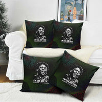 Fannie Lou Hamer Pillow Cover Im Sick and Tired Quote Design Bold Portrait and Civil Rights Movement Tribute - Wonder Print Shop