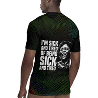 Fannie Lou Hamer Rugby Jersey Im Sick and Tired Quote Design Bold Portrait and Civil Rights Movement Tribute - Wonder Print Shop