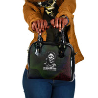 Fannie Lou Hamer Shoulder Handbag Im Sick and Tired Quote Design Bold Portrait and Civil Rights Movement Tribute - Wonder Print Shop