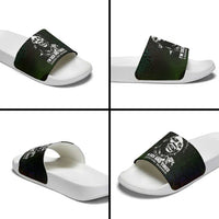 Fannie Lou Hamer Slide Sandals Im Sick and Tired Quote Design Bold Portrait and Civil Rights Movement Tribute - Wonder Print Shop