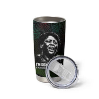 Fannie Lou Hamer Tumbler Cup Im Sick and Tired Quote Design Bold Portrait and Civil Rights Movement Tribute - Wonder Print Shop