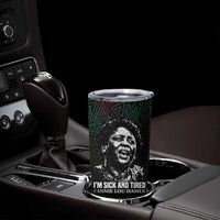 Fannie Lou Hamer Tumbler Cup Im Sick and Tired Quote Design Bold Portrait and Civil Rights Movement Tribute - Wonder Print Shop
