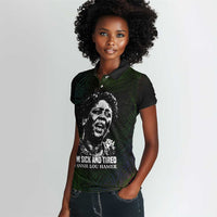 Fannie Lou Hamer Women Polo Shirt Im Sick and Tired Quote Design Bold Portrait and Civil Rights Movement Tribute - Wonder Print Shop