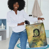 Fannie Lou Hamer Laundry Basket Unbossable Quote Design Protest Silhouettes and Voting Rights Tribute - Wonder Print Shop