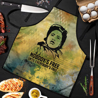 Fannie Lou Hamer Apron Unbossable Quote Design Protest Silhouettes and Voting Rights Tribute - Wonder Print Shop