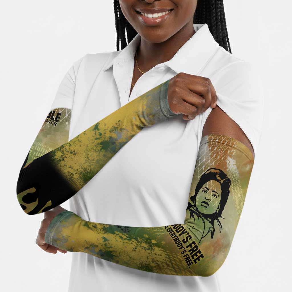 Fannie Lou Hamer Arm Sleeves Unbossable Quote Design Protest Silhouettes and Voting Rights Tribute - Wonder Print Shop