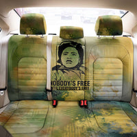 Fannie Lou Hamer Back Car Seat Cover Unbossable Quote Design Protest Silhouettes and Voting Rights Tribute - Wonder Print Shop