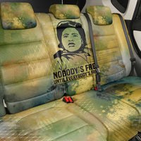 Fannie Lou Hamer Back Car Seat Cover Unbossable Quote Design Protest Silhouettes and Voting Rights Tribute - Wonder Print Shop
