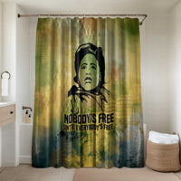 Fannie Lou Hamer Bathroom Set Unbossable Quote Design Protest Silhouettes and Voting Rights Tribute - Wonder Print Shop