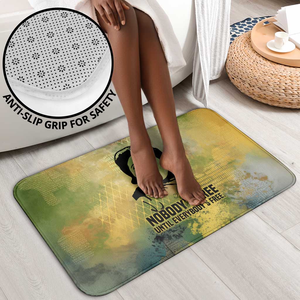 Fannie Lou Hamer Bathroom Set Unbossable Quote Design Protest Silhouettes and Voting Rights Tribute - Wonder Print Shop