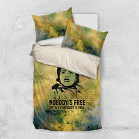 Fannie Lou Hamer Bedding Set Unbossable Quote Design Protest Silhouettes and Voting Rights Tribute - Wonder Print Shop