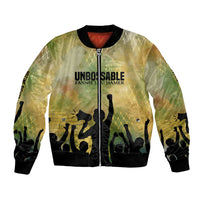 Fannie Lou Hamer Bomber Jacket Unbossable Quote Design Protest Silhouettes and Voting Rights Tribute - Wonder Print Shop