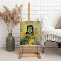 Fannie Lou Hamer Canvas Wall Art Unbossable Quote Design Protest Silhouettes and Voting Rights Tribute - Wonder Print Shop