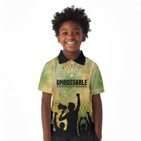 Fannie Lou Hamer Kid Polo Shirt Unbossable Quote Design Protest Silhouettes and Voting Rights Tribute - Wonder Print Shop