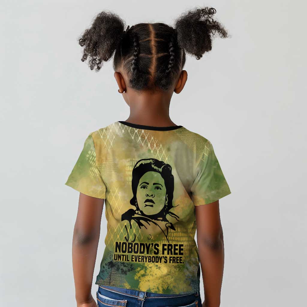 Fannie Lou Hamer Kid T shirt Unbossable Quote Design Protest Silhouettes and Voting Rights Tribute - Wonder Print Shop